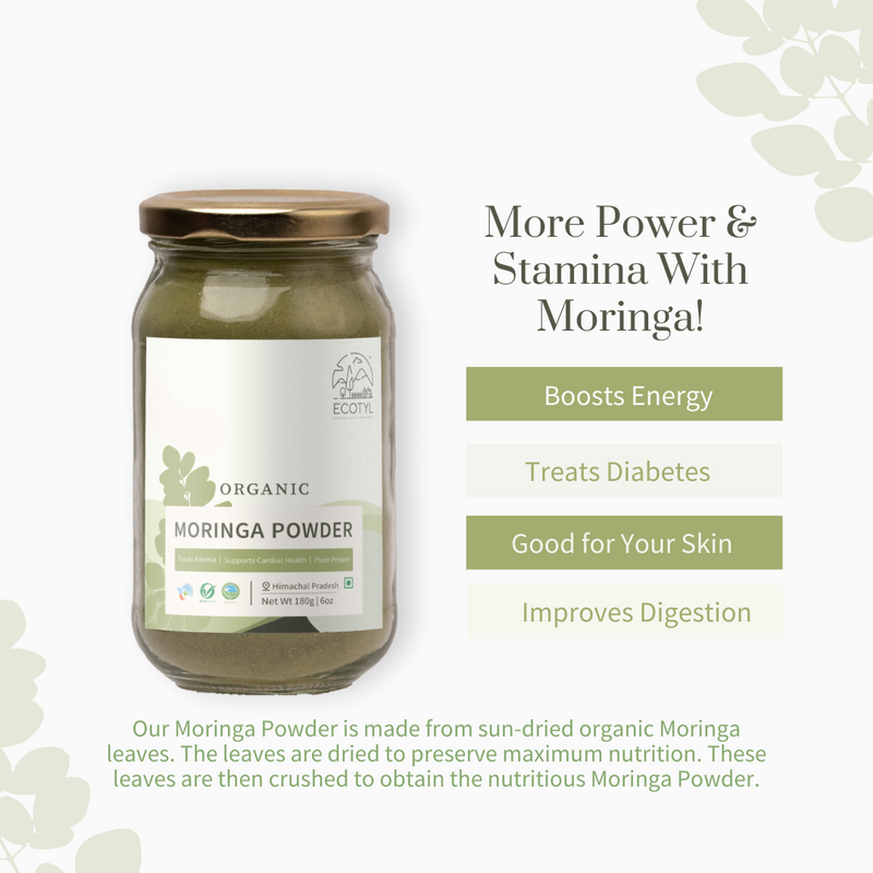 Organic Moringa Powder  180 g