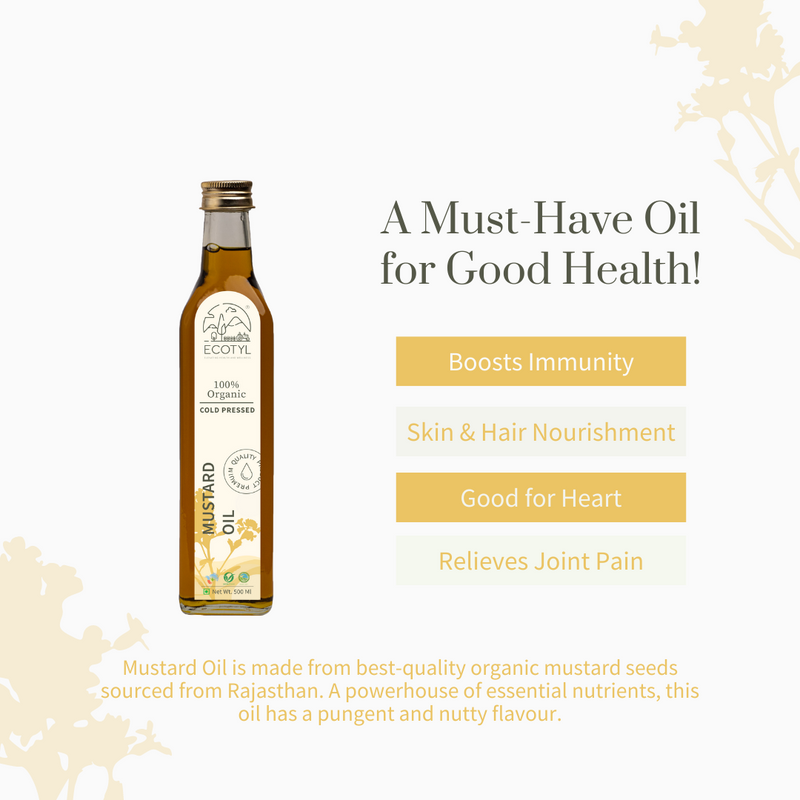 Organic ColdPressed Mustard Oil  500 ml