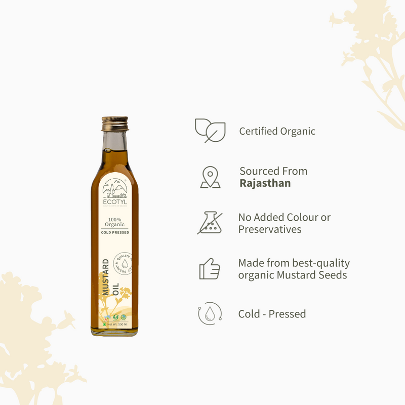 Organic ColdPressed Mustard Oil  500 ml