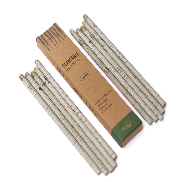 Plantable Newspaper Pencils (Pack of 10)