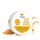 Tvishi Handmade Oats & Sugar Scrub (50 gms) I Face & Body Polish exfoliator,  brightens, softens dry itchy skin  I Reduces pigmentation, scars,  with citrus extracts I Men, Women & Kids