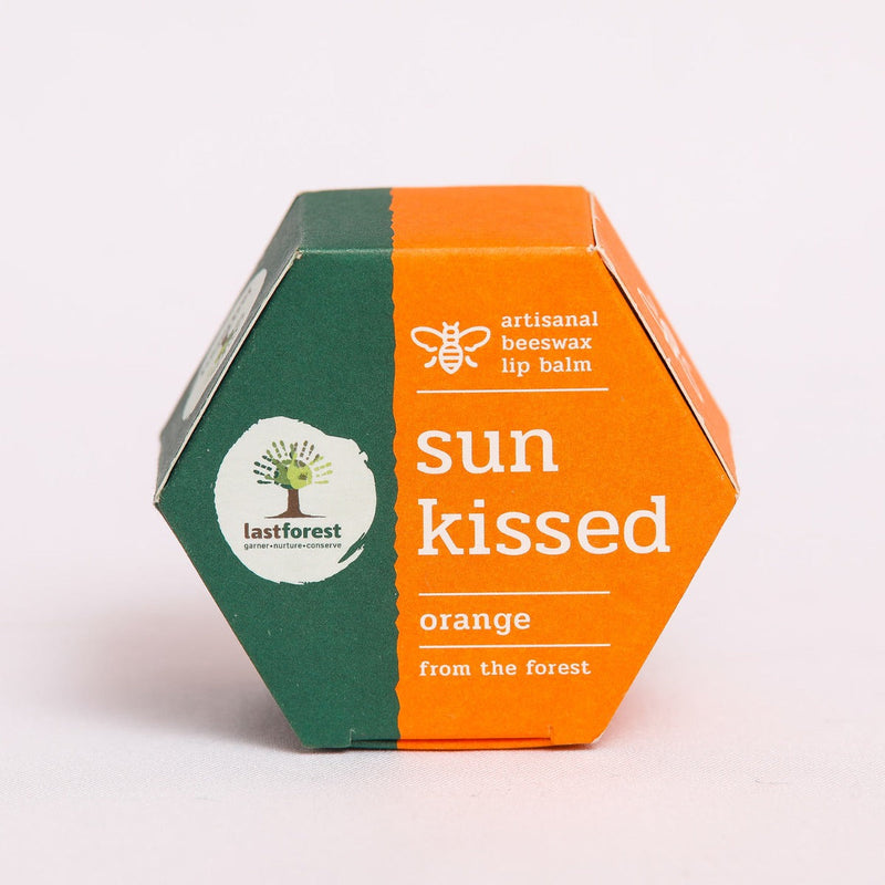 Artisanal, Handmade Beeswax Lip Balm Orange