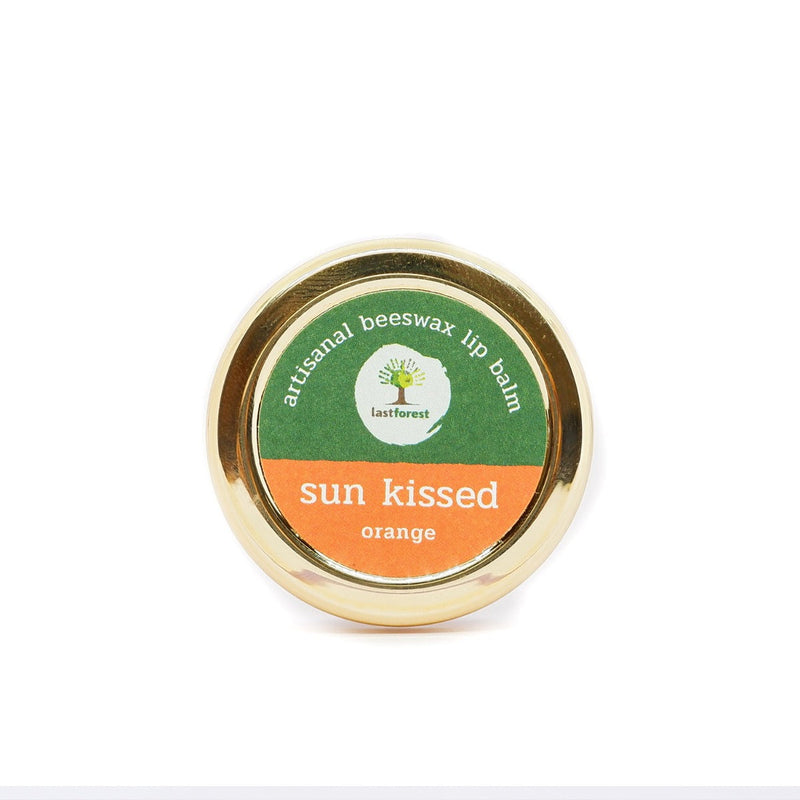 Artisanal, Handmade Beeswax Lip Balm Orange