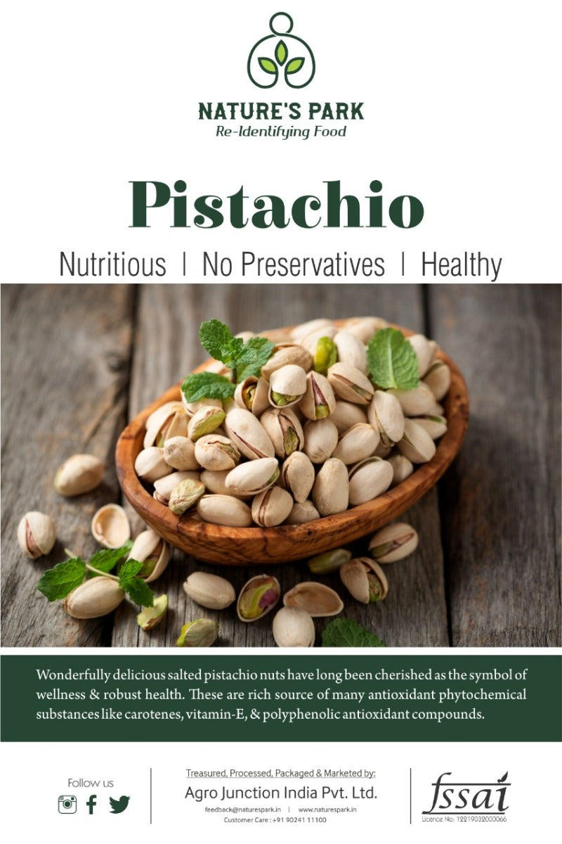 Dry Fruit Pistachios  Pista Nuts (200 g) Pet Jar