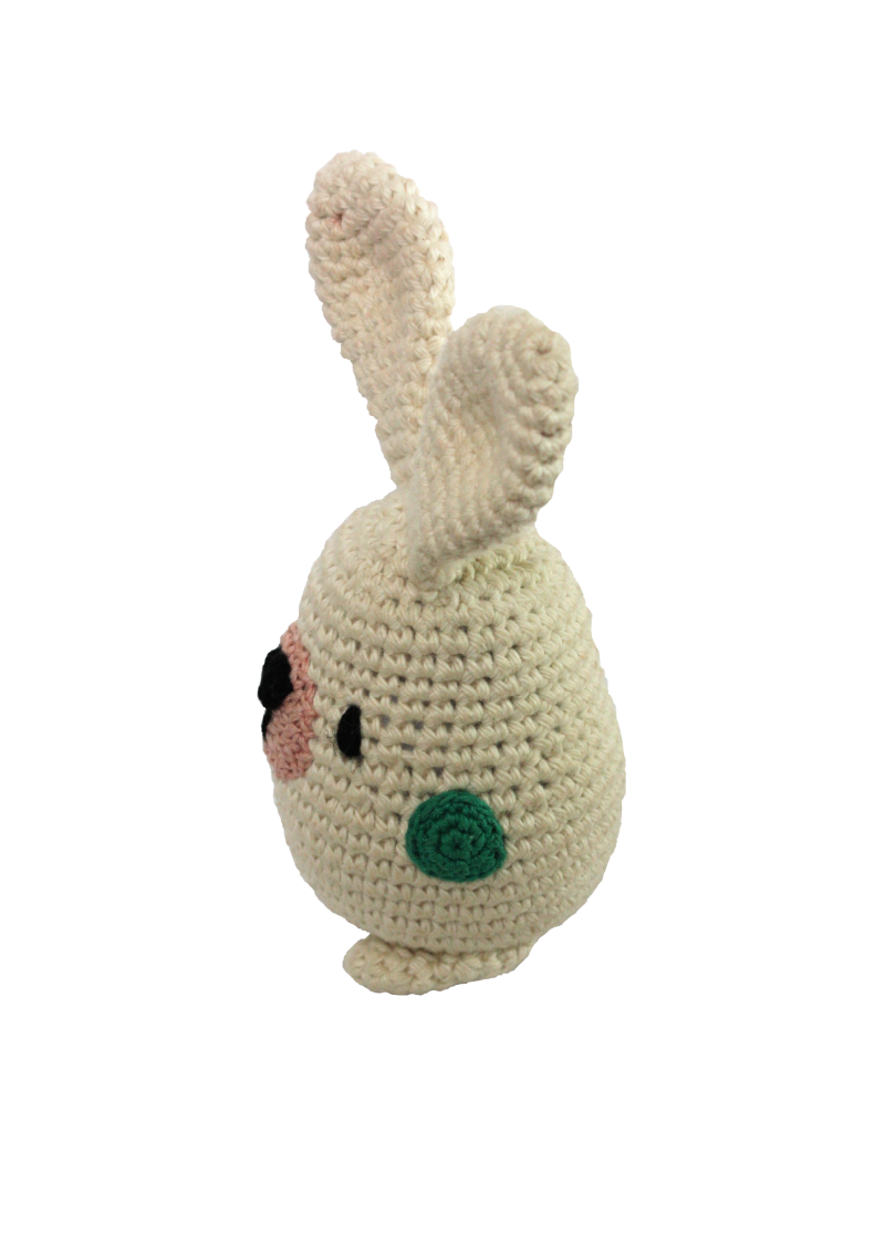 Handcrafted Amigurumi Bunny Rattle