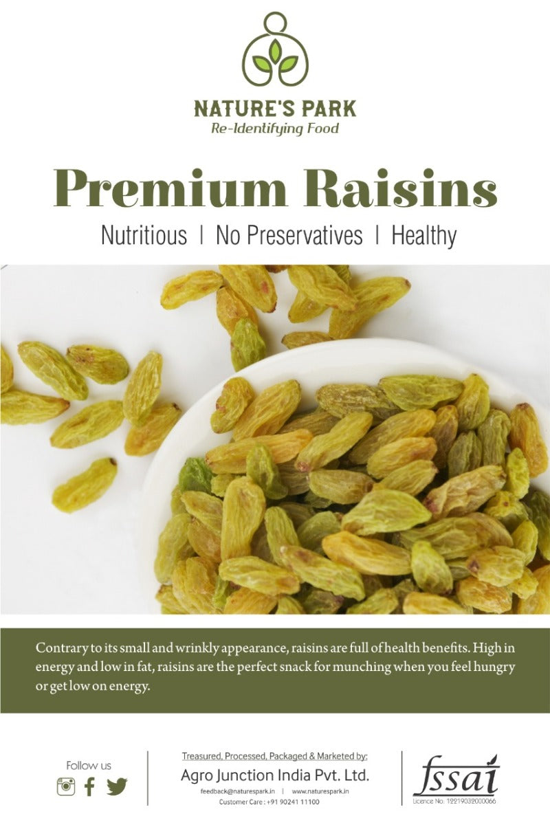 Dry Fruit  Premium Raisins (Kishmish) (250 g) Pet Jar