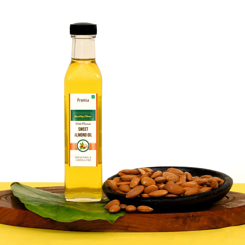 Healthy Fibres Cold Pressed Almond Oil 250ml