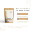 Organic Ragi Atta (Finger Millet Flour)  250 g
