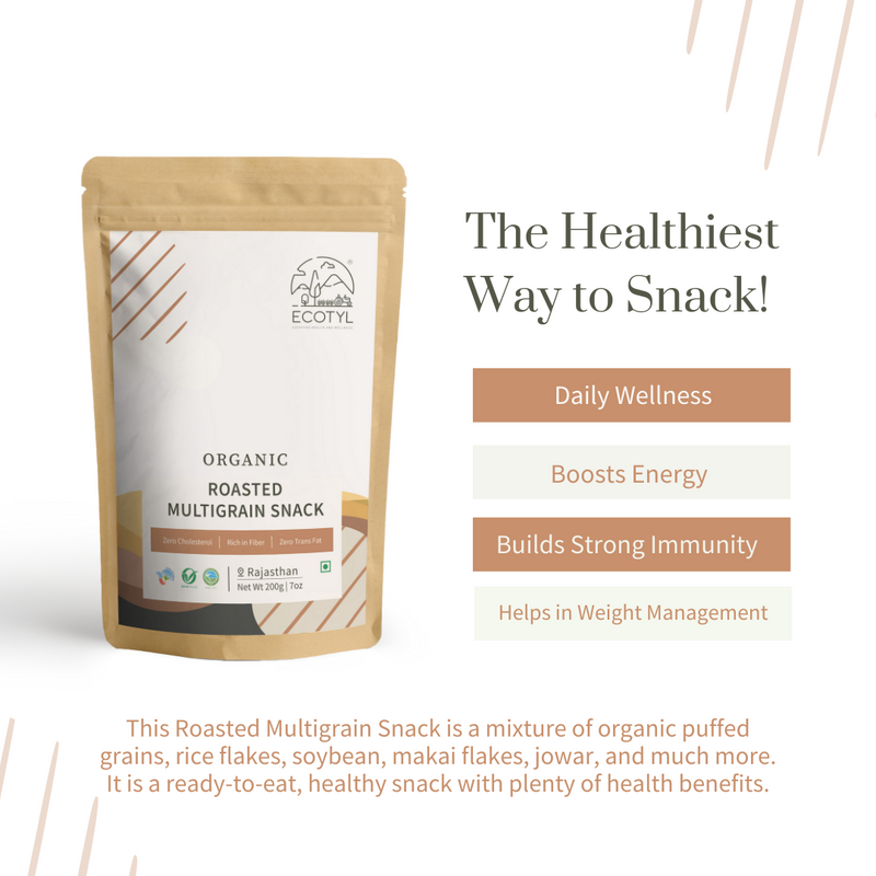 Organic Roasted Multigrain Snack  200 g