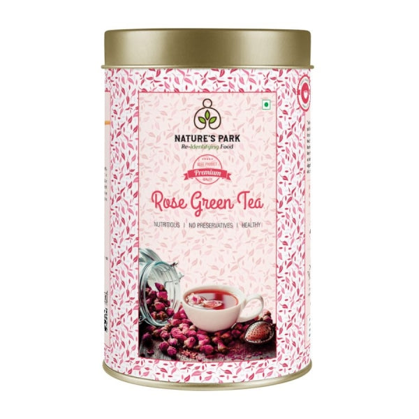 Rose Green Tea Can (125 g)