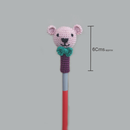 Handcrafted Amigurumi Random Color Pencil Topper  2 Bunny + 2 Bear combo