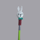 Set of 3 Handcrafted Amigurumi Pencil Topper Bunny _Random Color