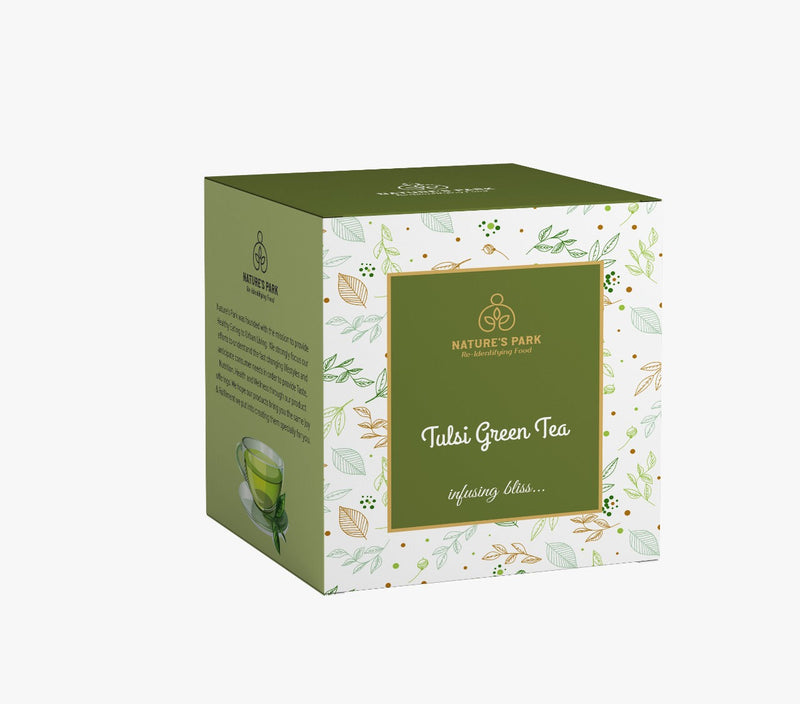 Tulsi Green Tea Pyramid Tea Bags (20 Pcs)