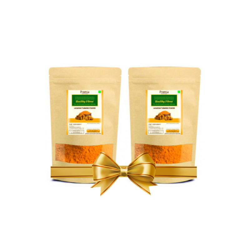 Healthy Fibres  Lakodong Turmeric Powder 100 gms pack of 2