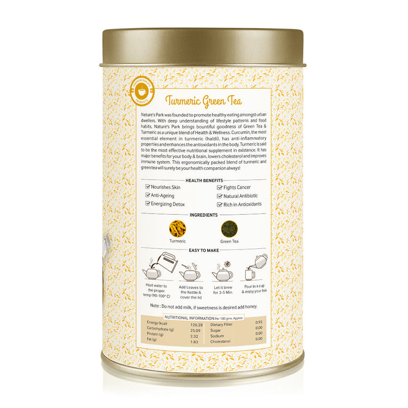 Turmeric Green Tea Can (100 g)