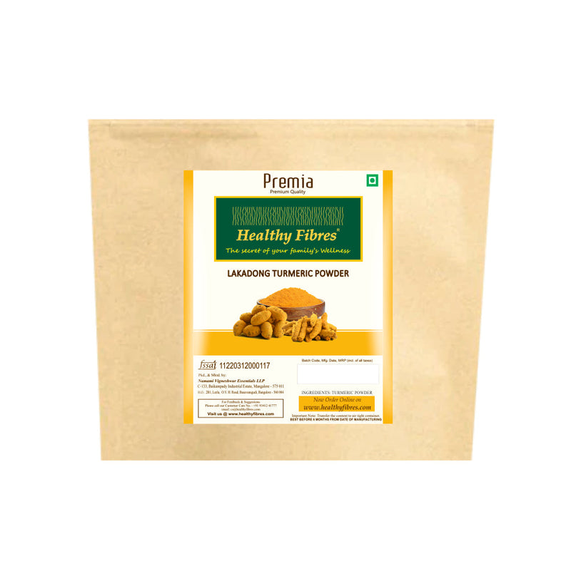 Healthy Fibres  Lakodong Turmeric Powder 100 gms pack of 2