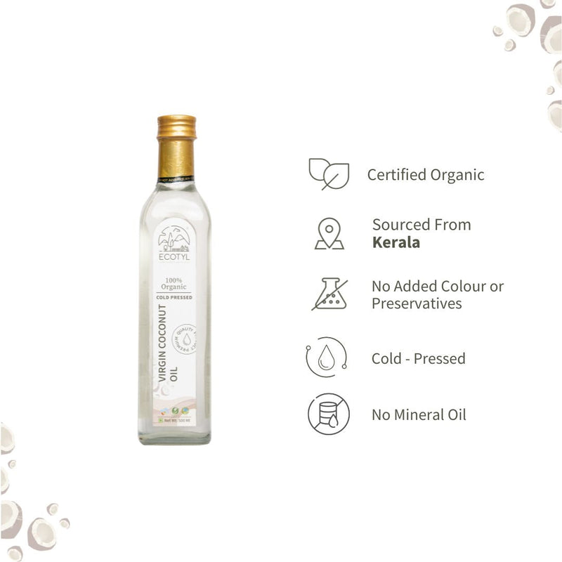 Organic Cold Pressed Virgin Coconut Oil 500 ml