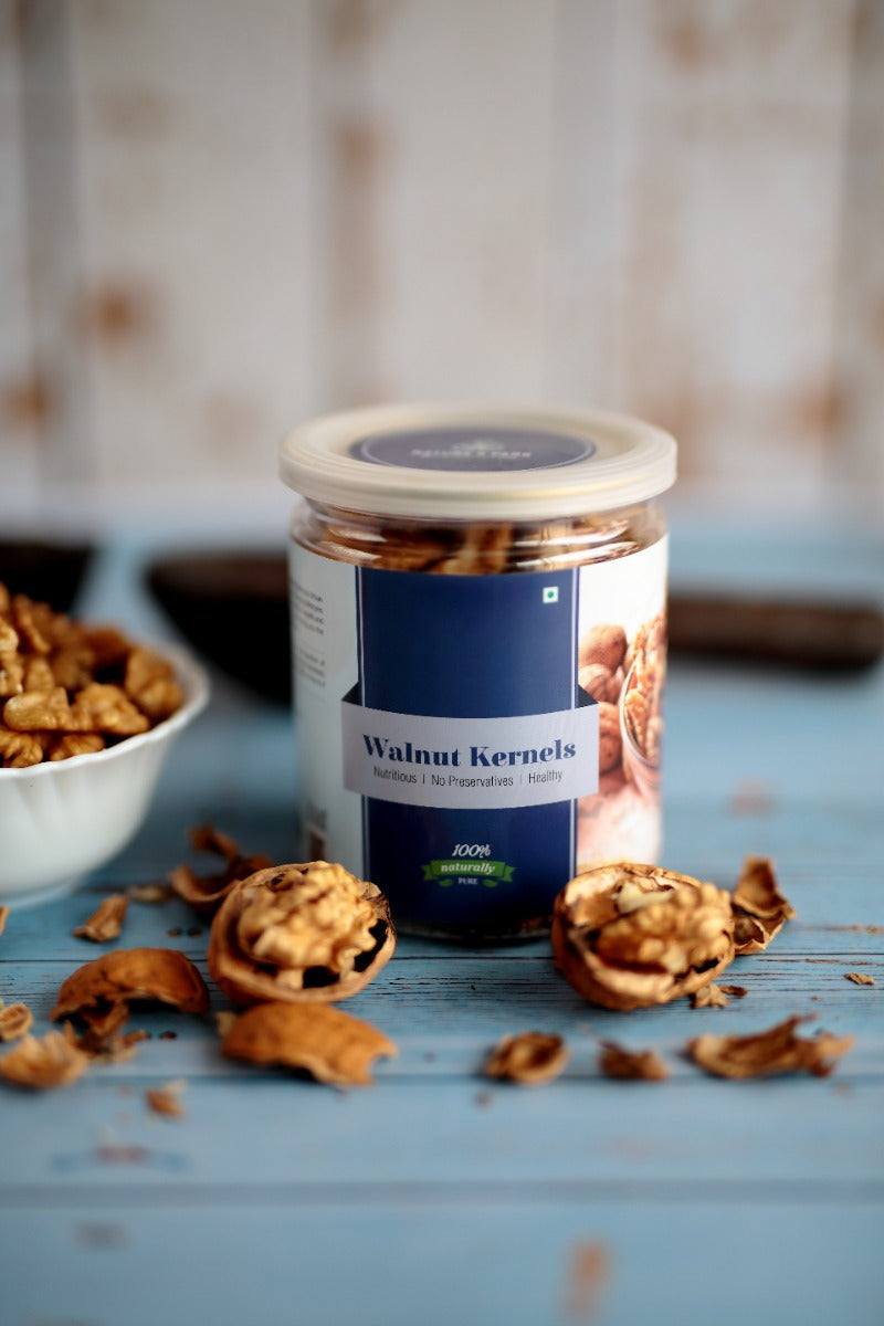 Dry Fruit  Walnut Kernals  Walnut without shell (150 g) Pet Jar