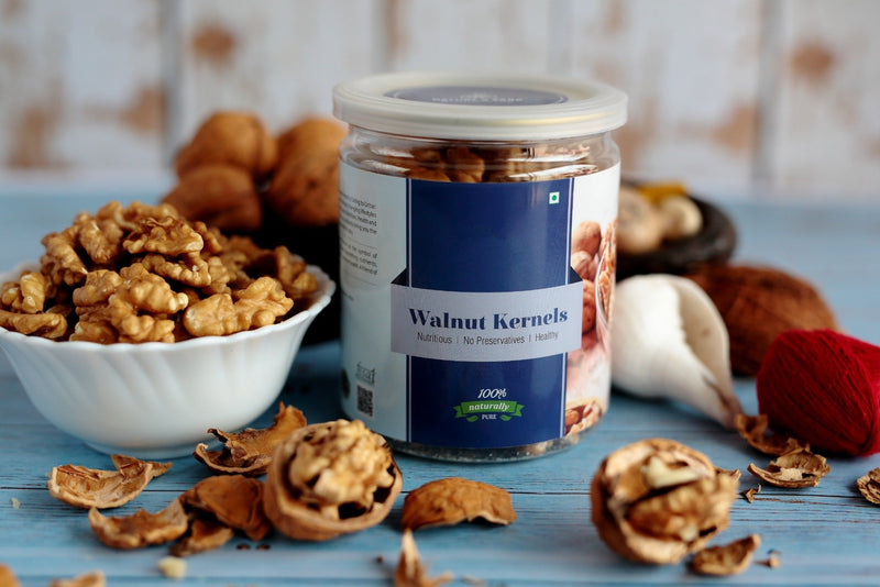 Dry Fruit  Walnut Kernals  Walnut without Shells (250 g) Pet Jar