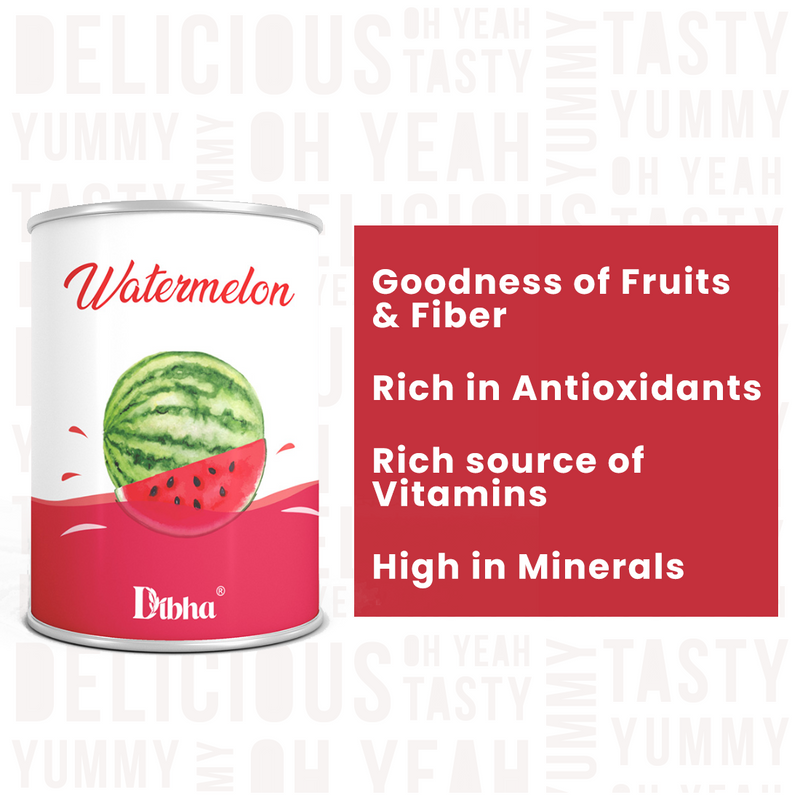 Watermelon Instant Drink Premix  Hydrates, Rich In Nutrients, 100g