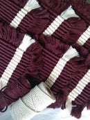 Macrame cup coaster set of 6