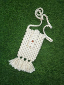 Women Hand Knitted Macrame Sling Bag