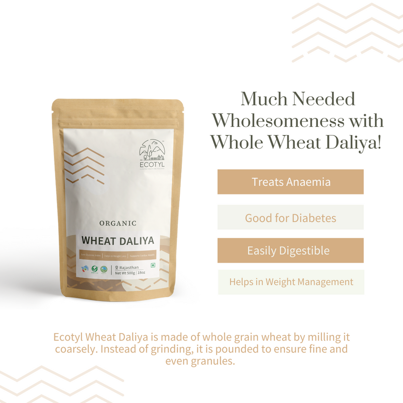 Organic Wheat Daliya  500 g